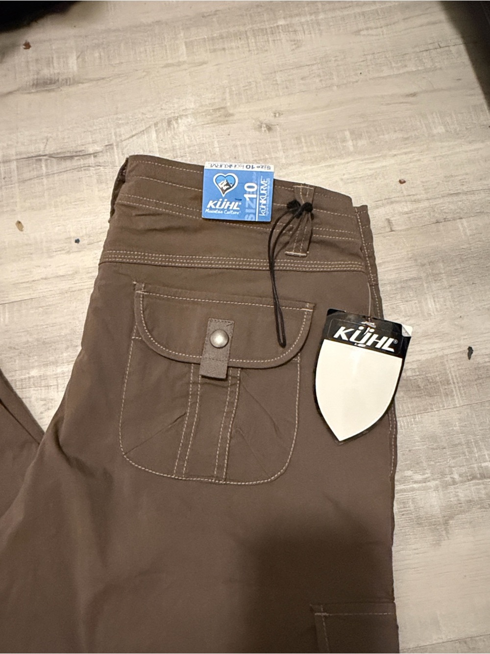 Kuhl Women's Brown Cargo Pants with Utility Pockets - Picture 3 of 7